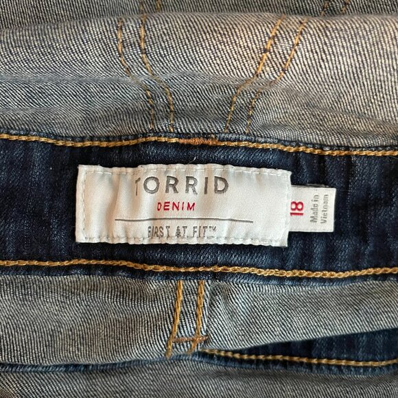 Torrid Indigo Denim Women's Overalls - Picture 9 of 10
